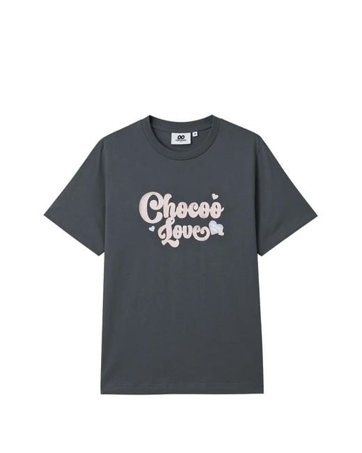 Chocoolate Blue Logo-Embroidered T-Shirt