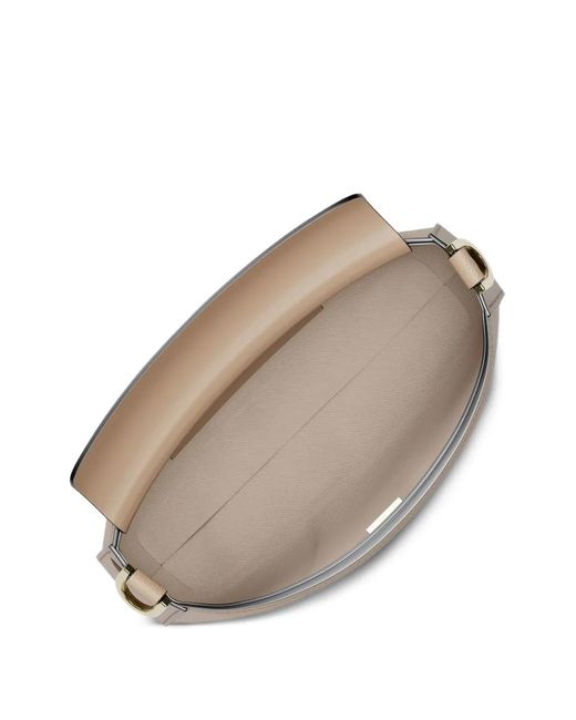 MICHAEL Michael Kors Natural Small Bryant Pebbled Shoulder Bag