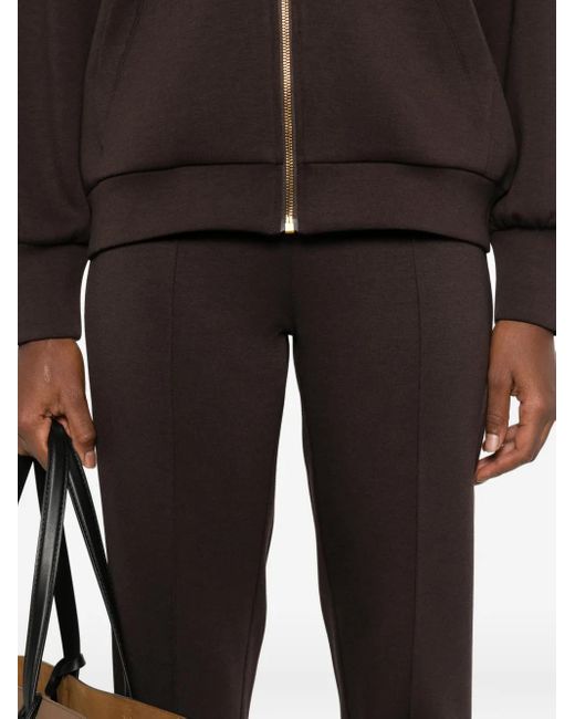 Twinset Black Gerade Hose Mit Bügelfalten