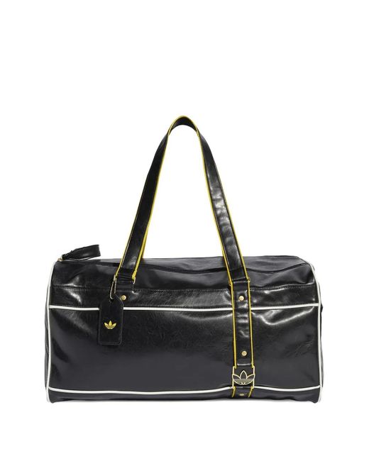 Adidas Black Weekender Quilted Holdall for men
