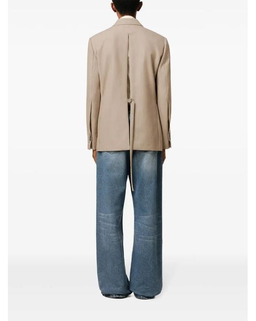 AMI Natural Mini Slit Jacket for men