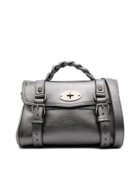 Mulberry Gray Mini Alexa Tote Bag