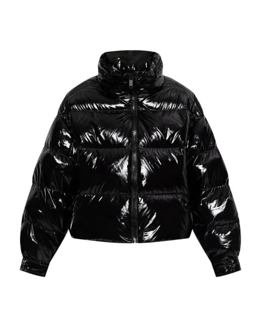 MICHAEL Michael Kors Black Zip-Up Quilted Jacket
