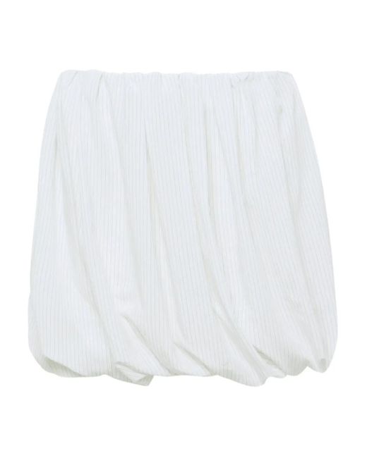 J.W. Anderson ストライプ ミニスカート White