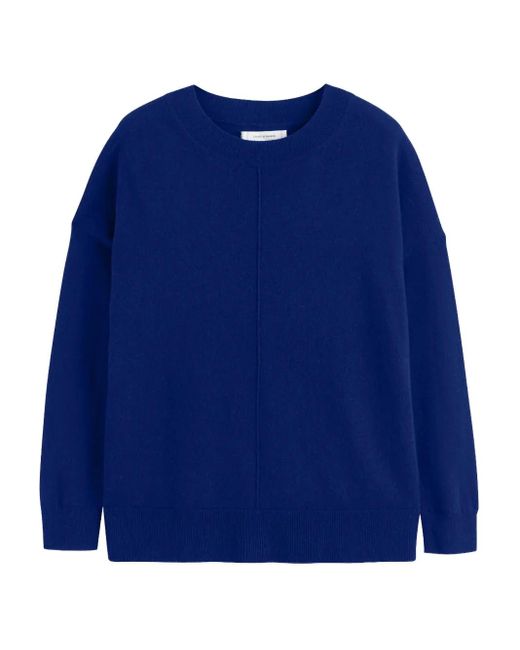 Chinti & Parker Blue Wide Slouchy Jumper