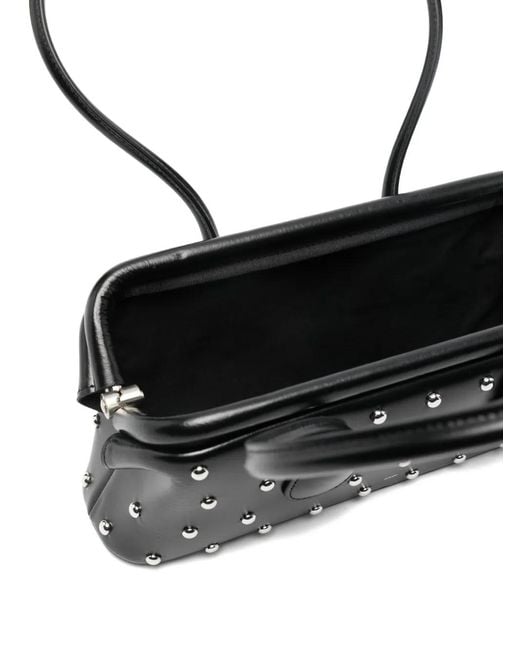 Mini Sac Porté Épaule Boat Wide À Clous OSOI en coloris Black