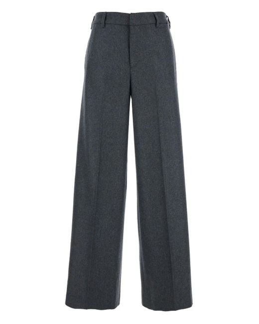 Pantalones con cinturilla elástica PT Torino de color Blue