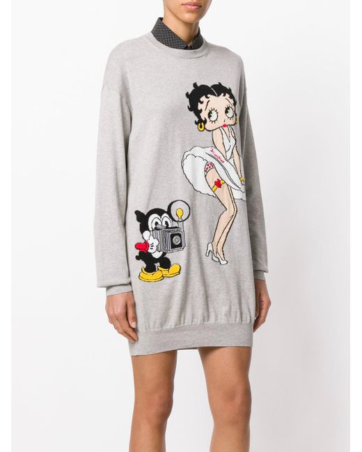 betty boop grey sweatshirt