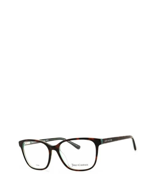 Juicy Couture Black Rectangular-Frame Glasses