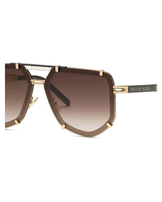 Philipp Plein Brown Plein Legacy Sunglasses for men