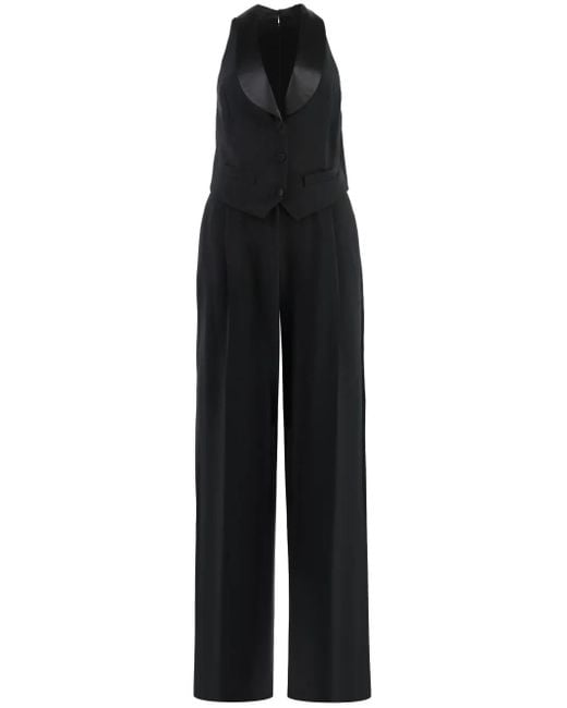 Ralph Lauren タキシード ジャンプスーツ Black