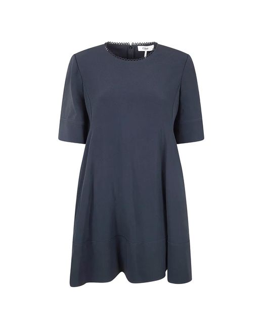 Chloé Blue A-Line Mini Dress