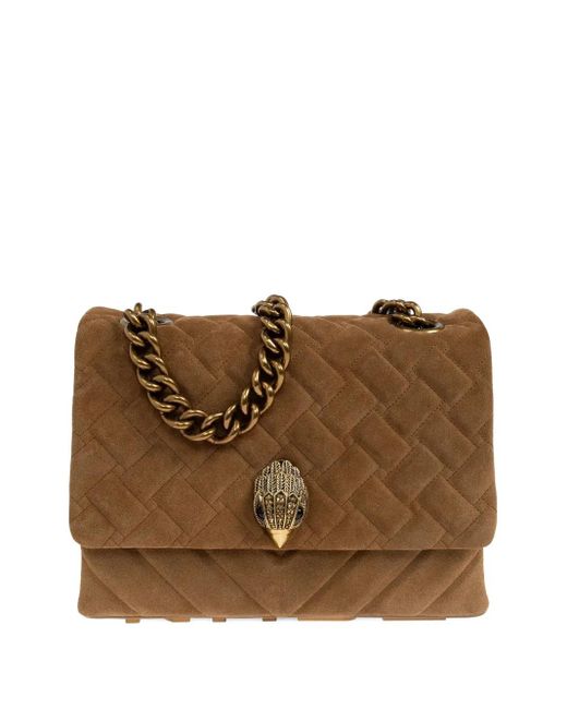 Kurt Geiger Brown Large Kensington Shoulder Bag