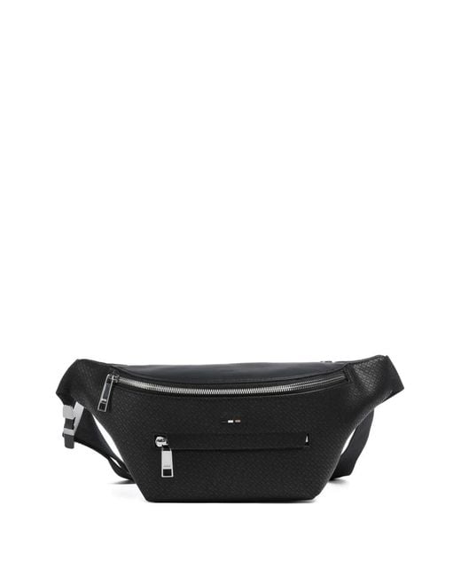 Marsupio Con Zip di Boss in Black da Uomo