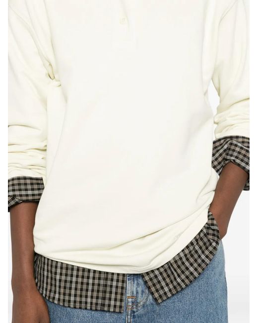 A.P.C. White Polo Shirt