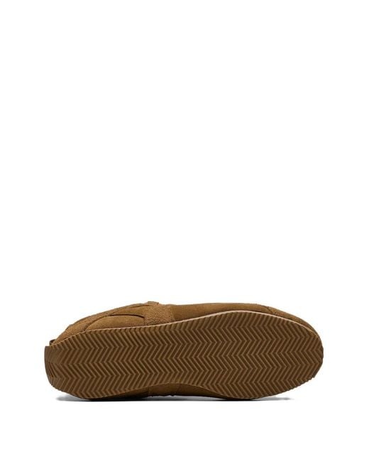 HIDE & JACK Brown Lace-Up Suede Sneakers