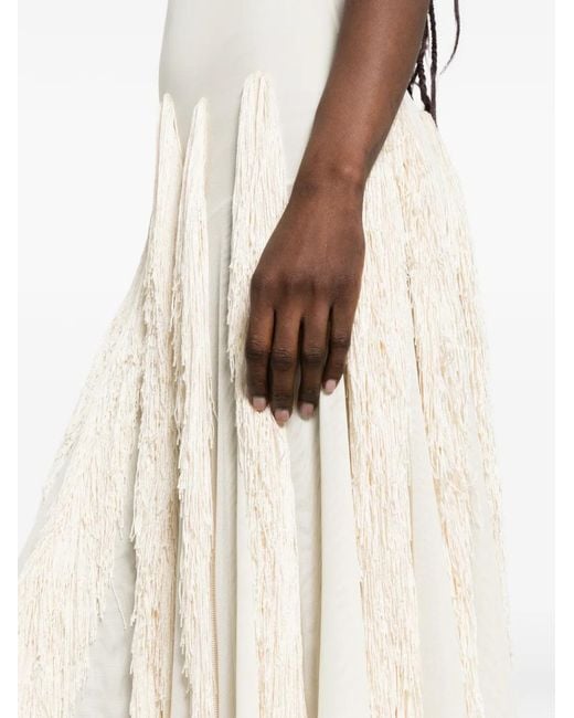 Bless White Halterneck Maxi Dress