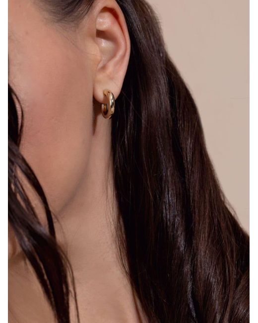 Jennifer Fisher Metallic Micro Lilly huggie-hoop Earrings