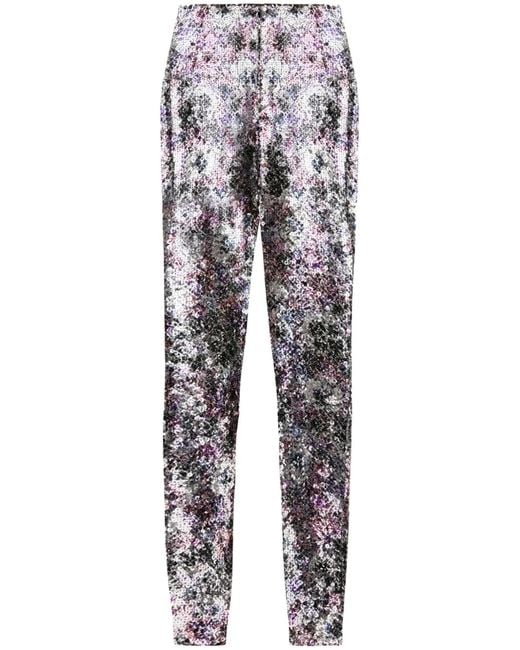 Isabel Marant Gray Bella Sequinned Leggings