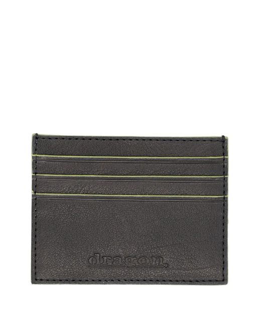 Dragon Diffusion Gray Leather Cardholder