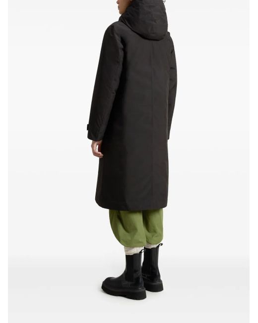 Woolrich Black Oversize Cape