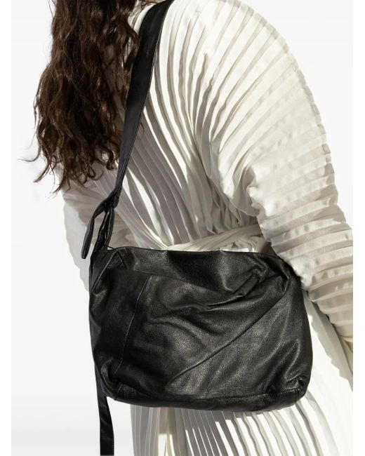 Discord Yohji Yamamoto Black Asymmetric Shoulder Bag