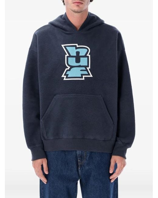 Huf Blue Megablast Logo Hoodie for men