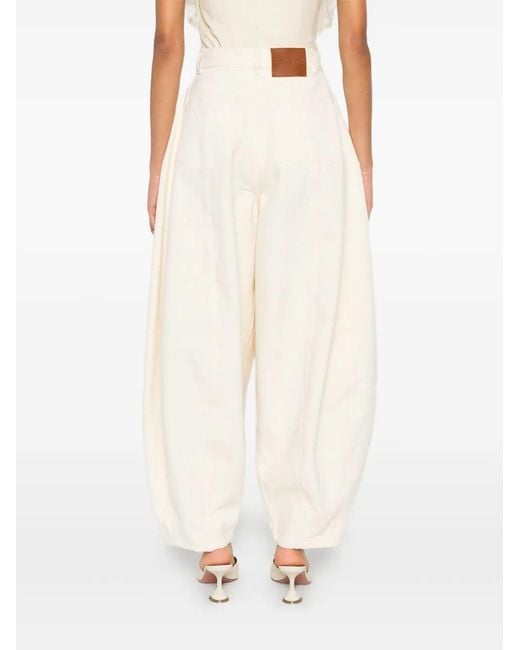 Viktor & Rolf White Jean À Coupe Ample