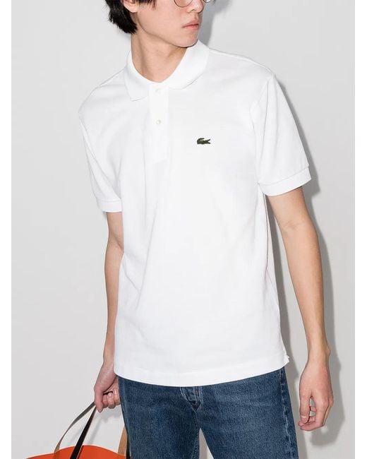 Lacoste White Polo for men
