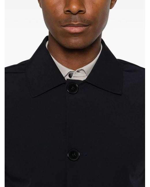 ÉPHÉMÈRE Blue Single-Breasted Buttoned Coat for men