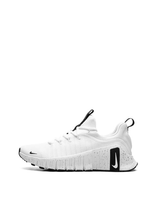 Nike White Free Metcon 6 /Metallic/Light Smoke/ Sneakers