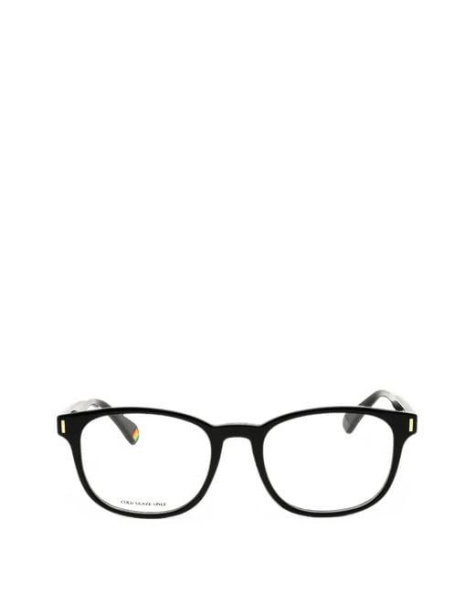 Polaroid Black Square-Frame Glasses for men