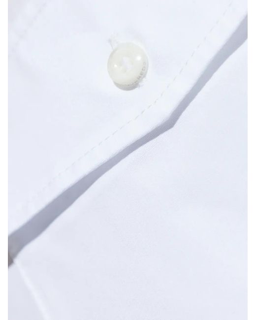 DSquared² White Buttoned Flap-Pocket Shirt for men