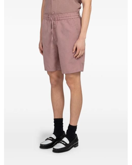 Minimum Pink Atlas Drawstring-Waist Shorts for men