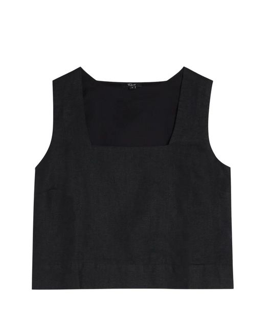 Rails Black Square-Neck Sleeveless Top