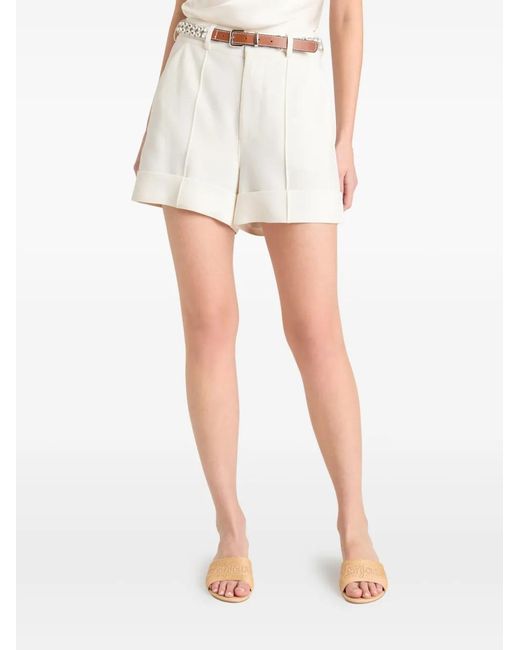Cinq À Sept White Ester Shorts