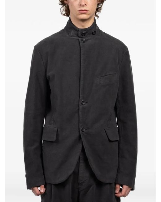 Hannes Roether Blue Single-Breasted Blazer for men