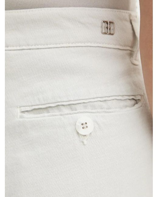 Fracomina White Pleat-Detail Trousers