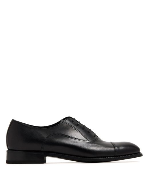 Barrett Black Lace-up Leather Oxford Shoes for men