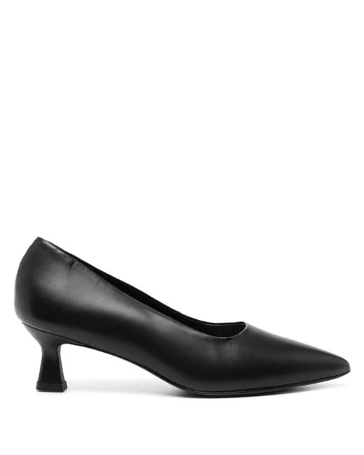 Paul Smith Black Leather Pointed-Toe Pumps