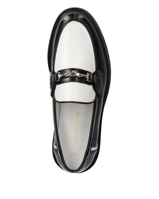 Filling Pieces Black Polido Loafers