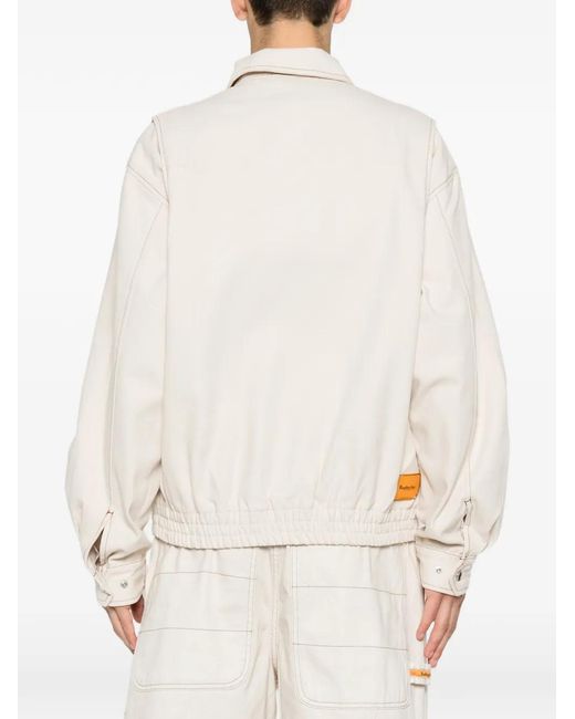 Replay White Nashville Zip-Up Jacket