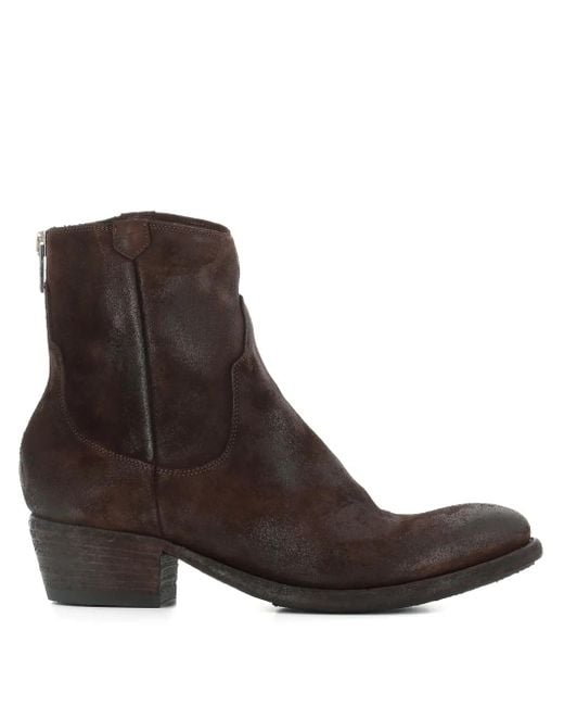 Pantanetti Brown Suede Ankle Boots