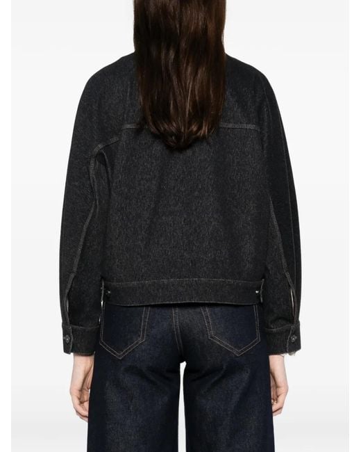 Max Mara ボタン ジャケット Black