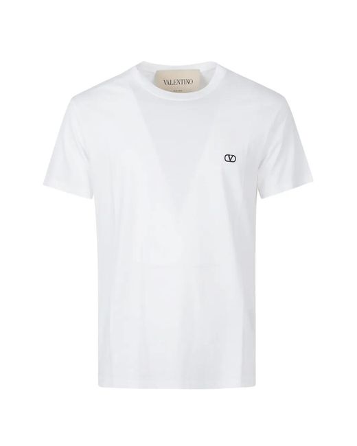 Valentino Garavani White Vlogo T-Shirt for men