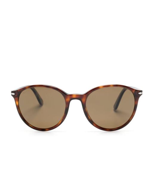 Persol Brown Round-frame Sunglasses for men