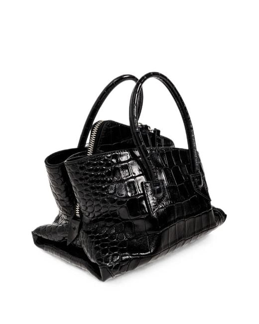 The Attico Black Sac À Main La Passegiata Mini