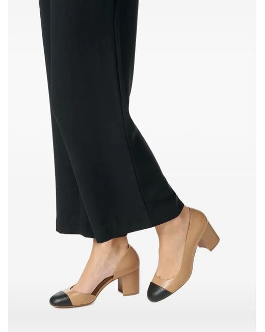 Geox Brown 65Mm Virnilisa Heeled Pumps