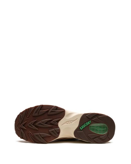 Saucony Green 3D Grid Hurricane "Earth Citizen" Sneakers