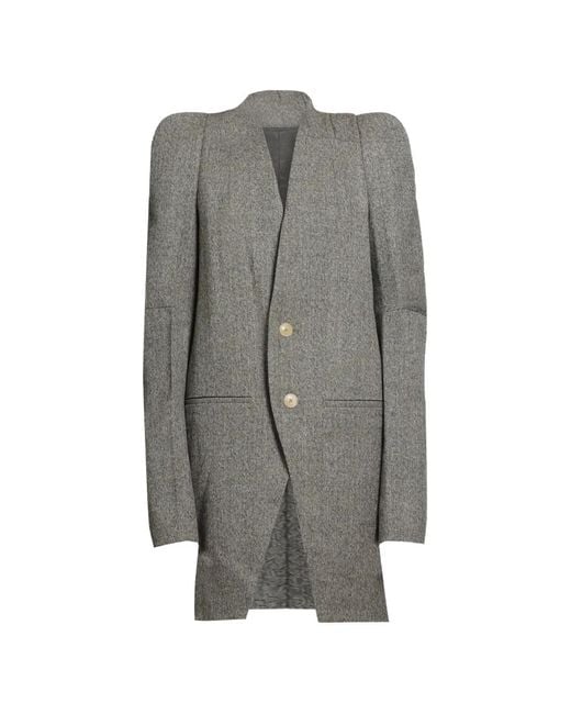 Rick Owens Gray Tower Metro Jacket